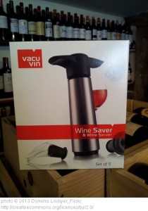 Vacu vin - Boa opção para quem quer guardar um vinho depois de aberto