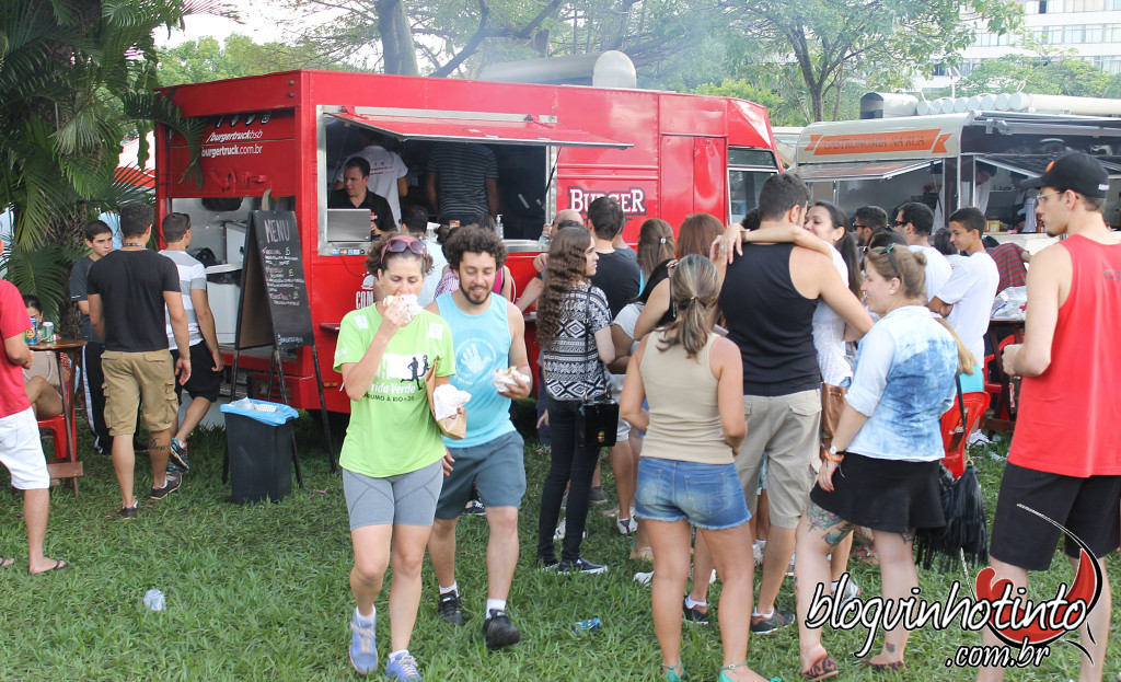 Os foodtrucks ganharam uma área exclusiva no 