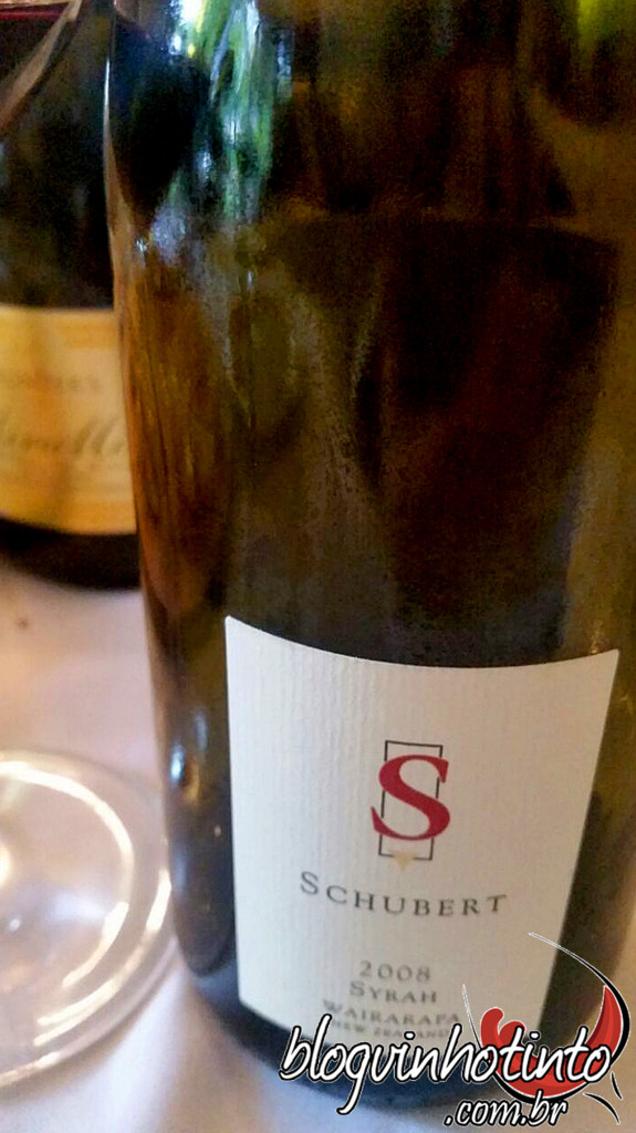 Schubert - Syrah elegante como no Norte do Rhône