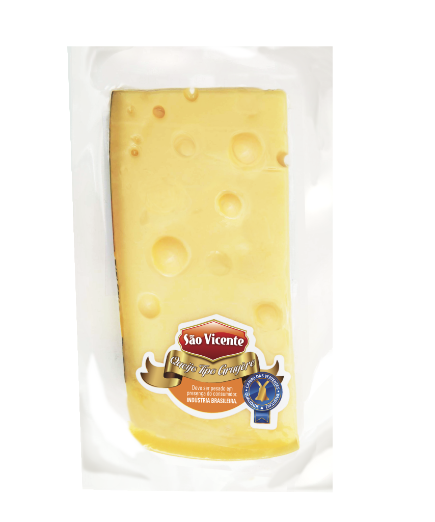 Queijo Gruyére da Laticínios São Vicente