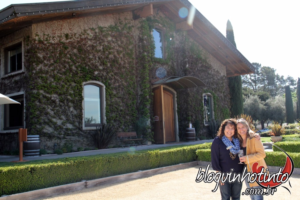 Com Rosy Galanti, Coordenadora de Hospitalidade e Merchandising da vinícola