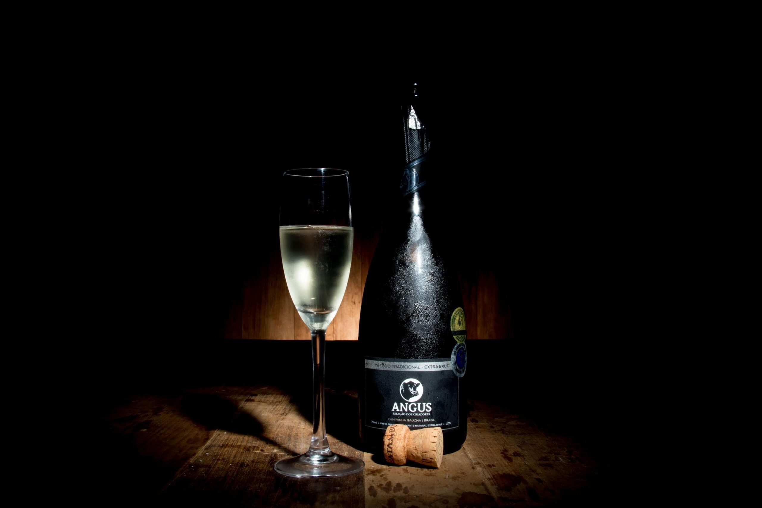 Espumante Angus. Foto: Eduardo Rocha