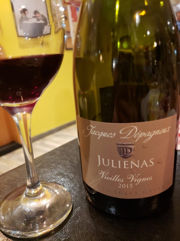 Julienás Dépagagneux Vieilles Vignes: a maior decepção da noite.