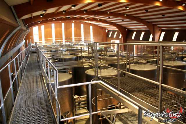 Adega de vinificação da Loma Larga