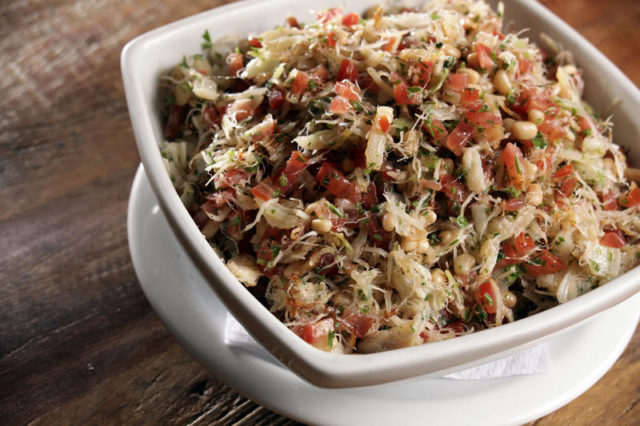 Salada de Bacalhau com feijão