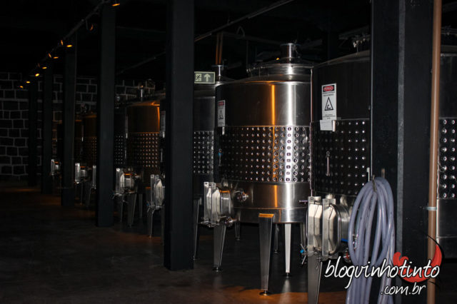 Sala de vinificação