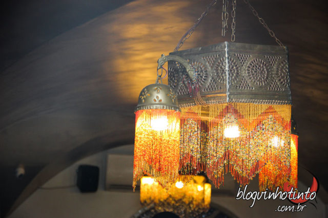 Decoração Ambiente árabe do Complexo Gastronômico do Sudoeste