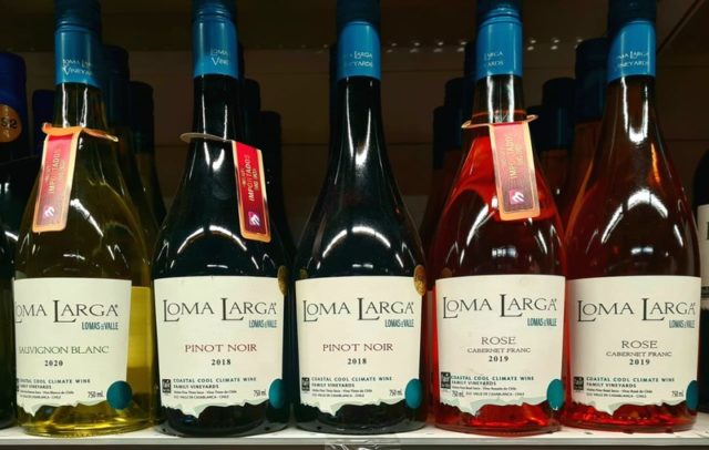 Vinhos Chilenos Loma Larga - do Vale Casablanca 