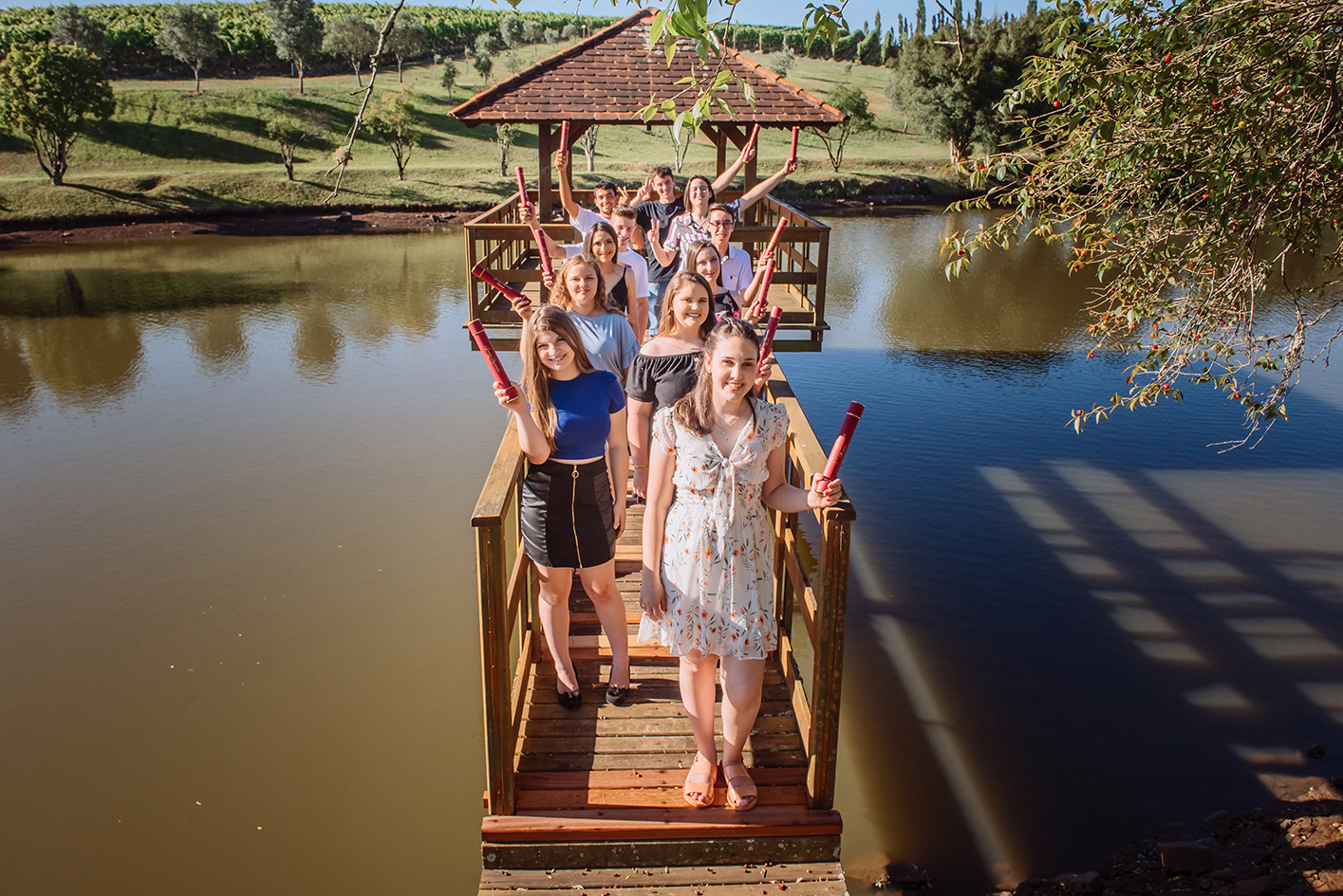 Alunos do projeto. Crédito C''esar Silvestro