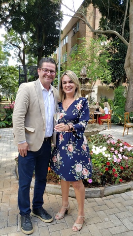 Com o sócio-proprietário do Solo Ristorante!