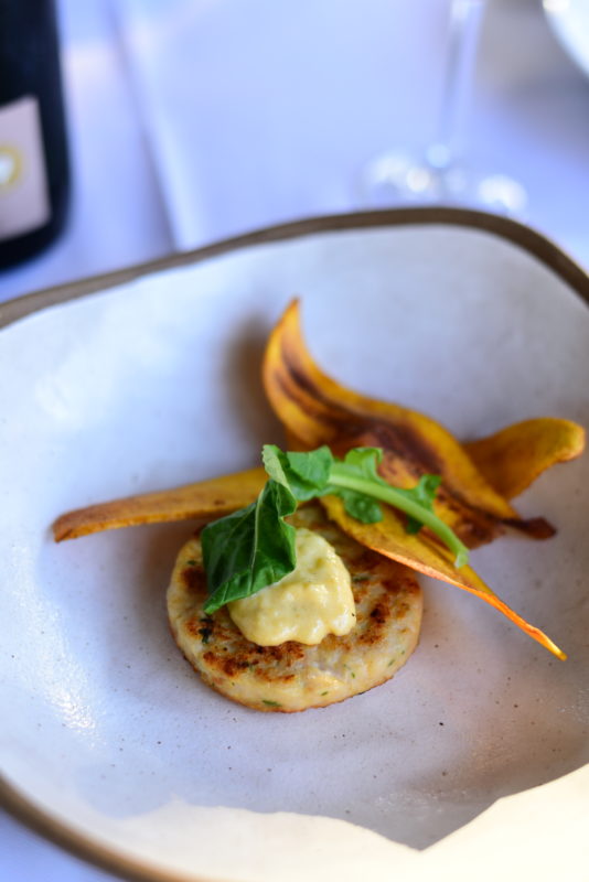 Mini harmbúrguer pirarucu