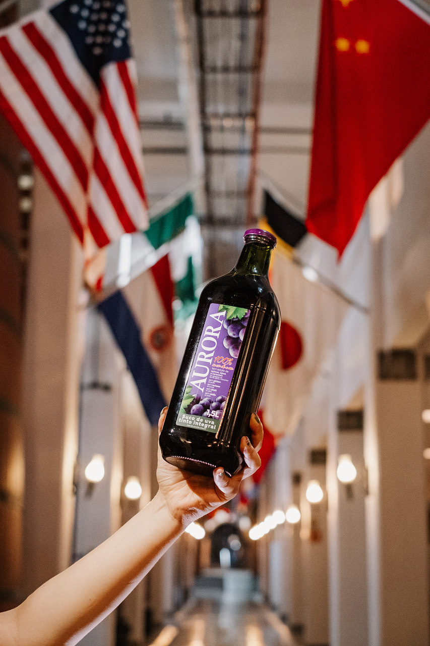 Exportações Vinícola Aurora - Suco de Uva -Crédito Zéto Telöken